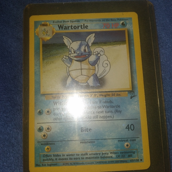 1995 pokemon wartortle card - ilac.rochib.com
